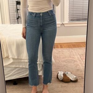 PAIGE Light Blue Ankle Jeans